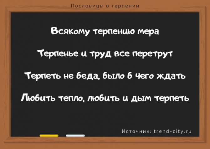 Пословицы о терпении 1
