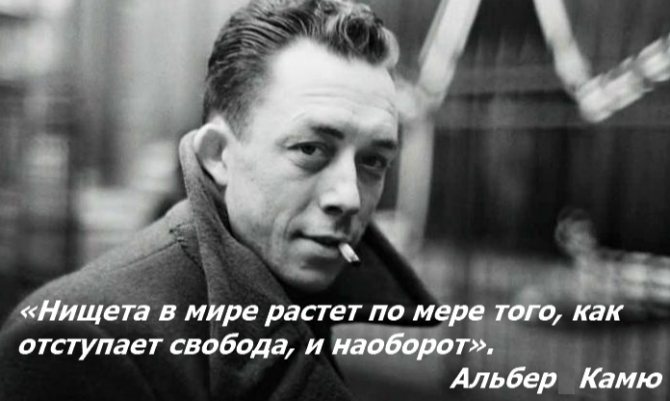 Высказывания Альбера Камю о смысле и ценности жизни