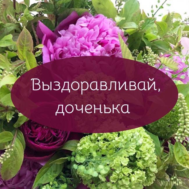 Выздоравливай доченька